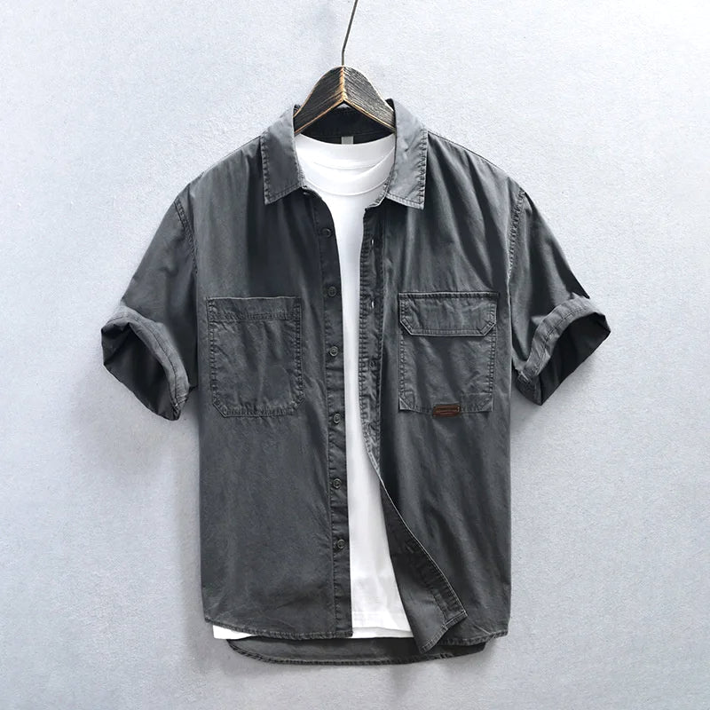 Manhattan Retro Cargo Shirt - Hayes Carter