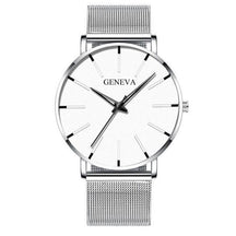 Relógio Geneva Steel - Loja Rinove